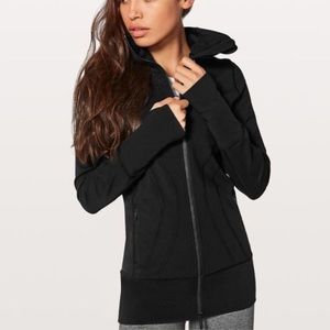 Lululemon Black Stride Hooded Jacket